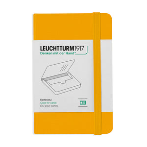 Yellow notebook with Leuchtturm1917 branding on a white background