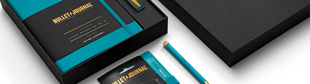 Bullet Journal in Turquoise25
