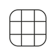 Black grid pattern on a white background