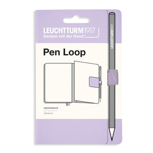 Leuchtturm1917 violet pen loop on a white background