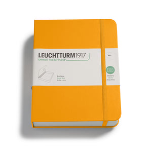 Orange book box with Leuchtturm1917 branding on a white background