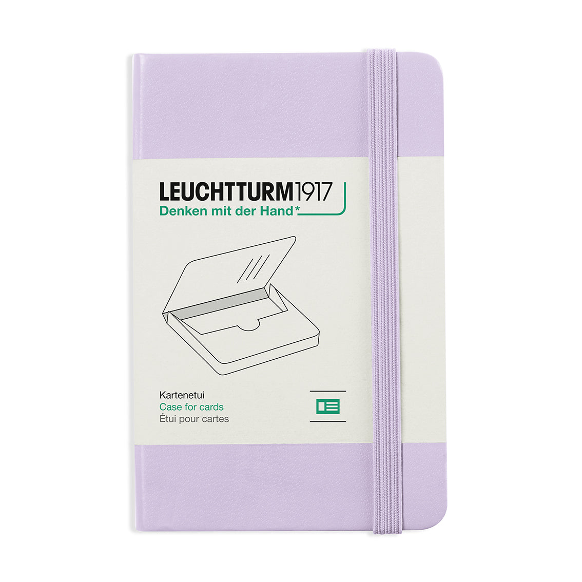 Purple notebook with Leuchtturm1917 branding on a white background