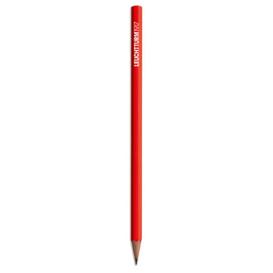Red pencil with 'Leuchtturm1917' branding on a white background