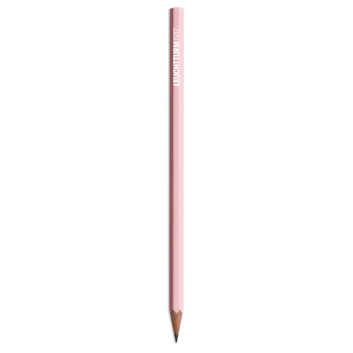 Pink pencil on a white background