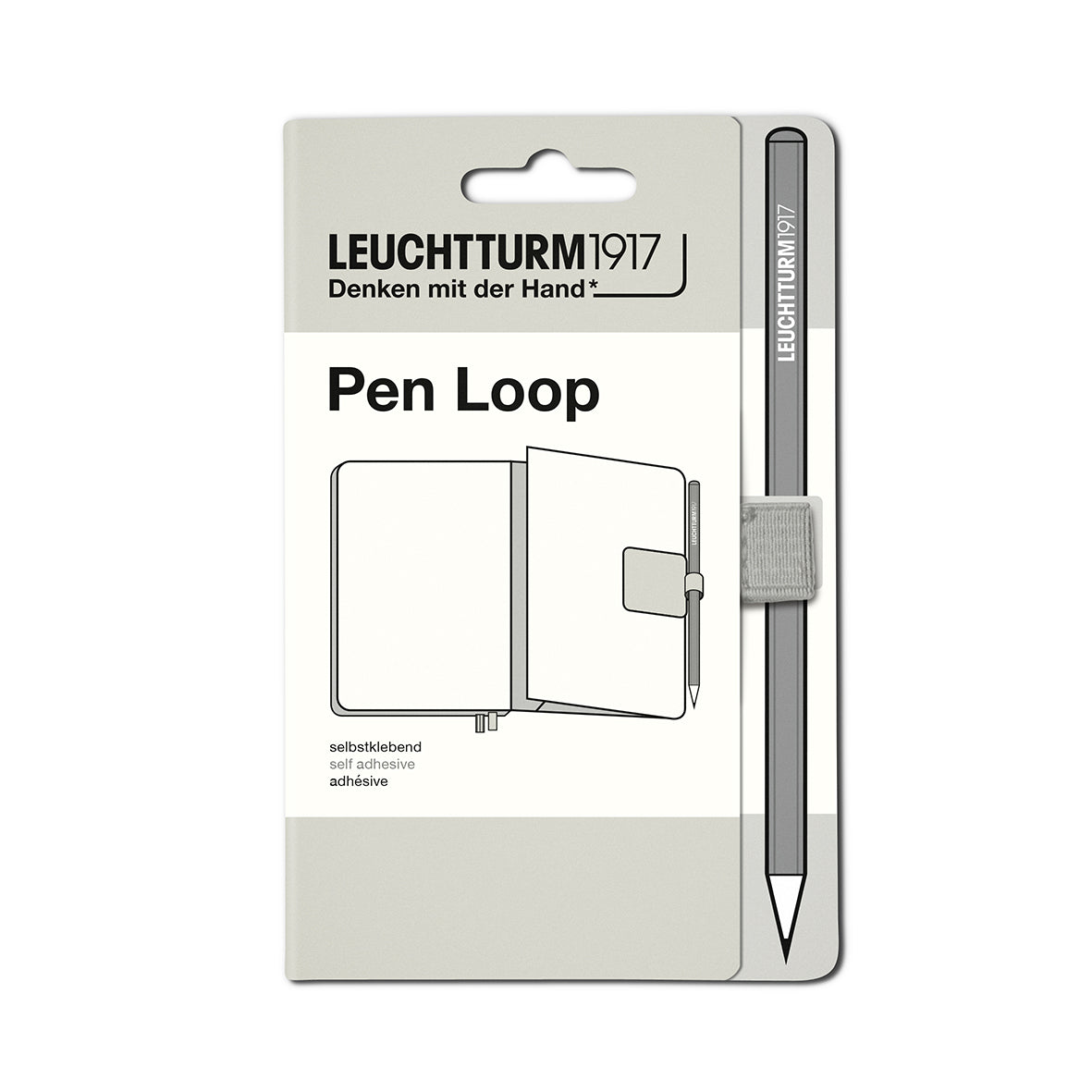 Leuchtturm1917 off-white pen loop on a white background