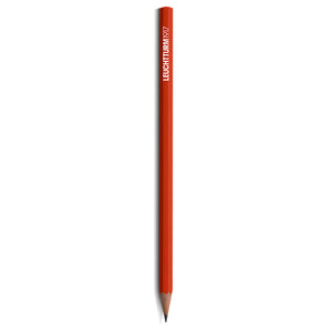 Red pencil with 'Leuchtturm1917' branding on a white background