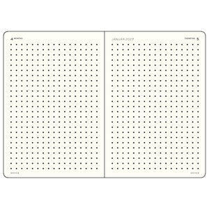 Inner page of quaterly daily planner