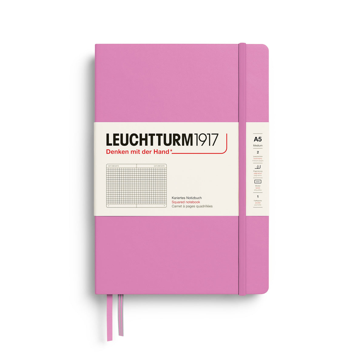 Bubblegum notebook with Leuchtturm1917 branding on a white background