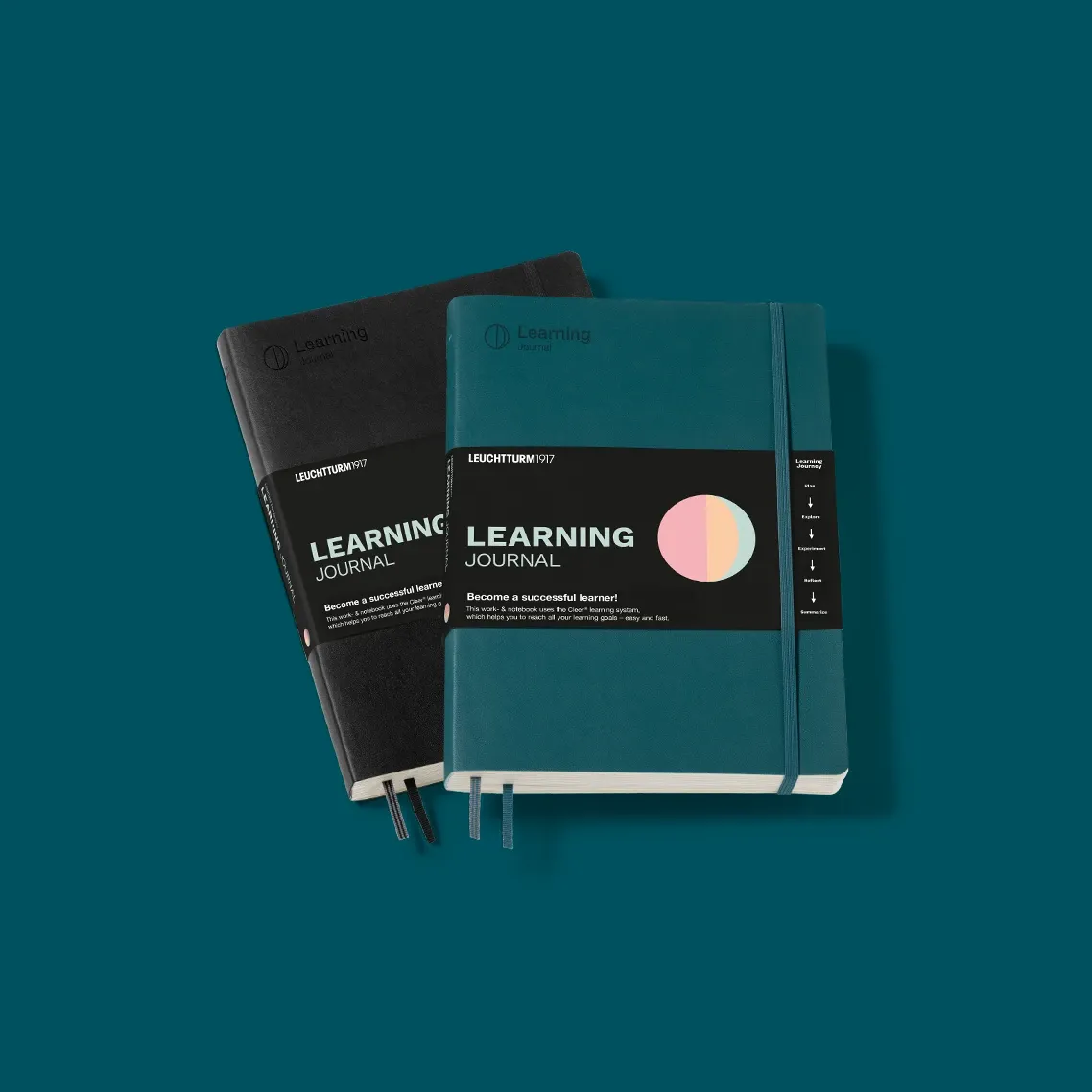 Learning Journal on Teal Background